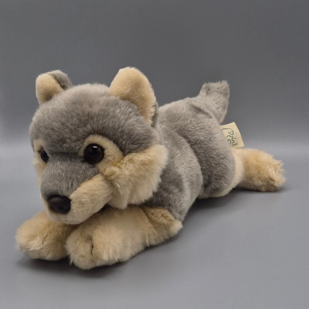 SOS Save Our Space Leosco Collection Gray Wolf Pup Plush Stuffed Animal 2003